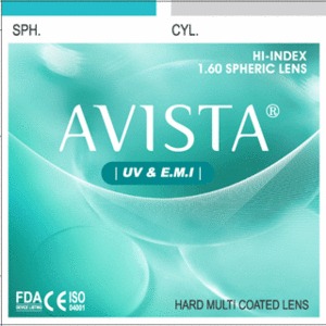 AVISTA 1.61 Hi-Index Spheric UV-400 & EMI Lens